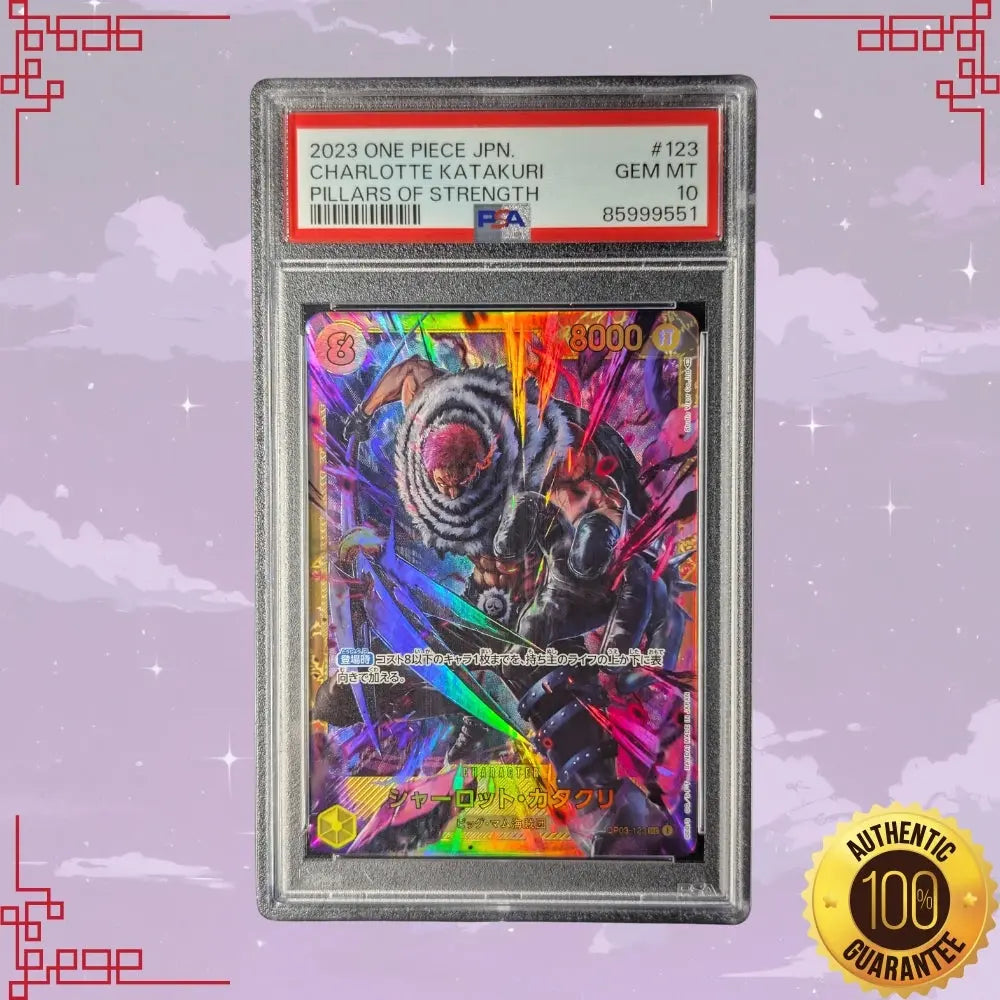 OP03-123 Katakuri Charlotte Japanese SEC PSA 10 image 0