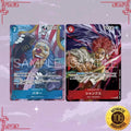 One Piece Shanks and Buggy Japanese Weekly Shounen Jump Promo Card Set image 0
