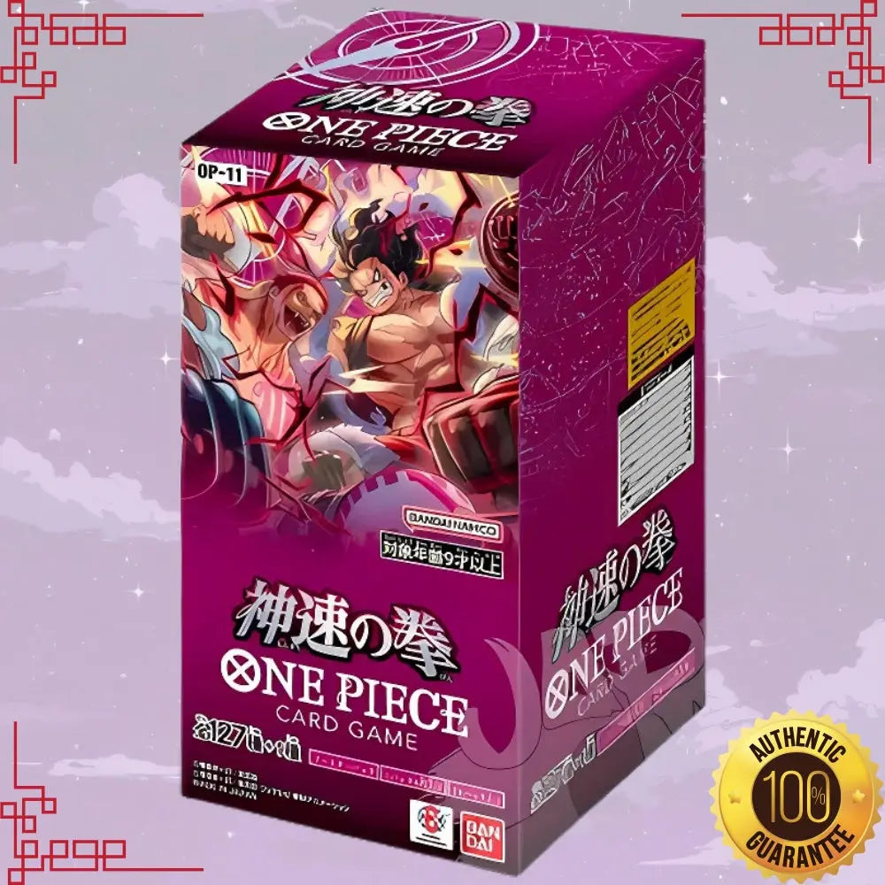 One Piece OP-11 A Fist Of Divine Speed Japanese Booster Box image 0