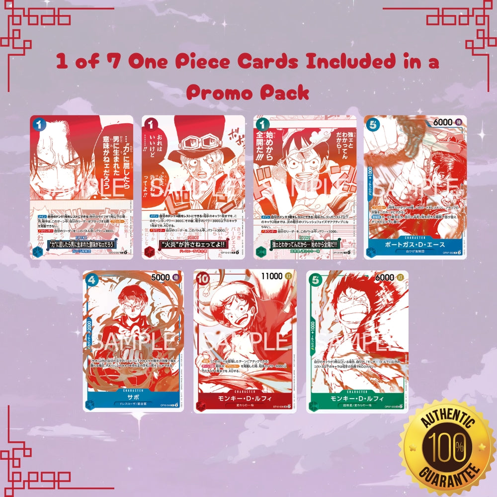 One Piece 3rd Anniversary Treasure Campaign Japanese Promo Pack