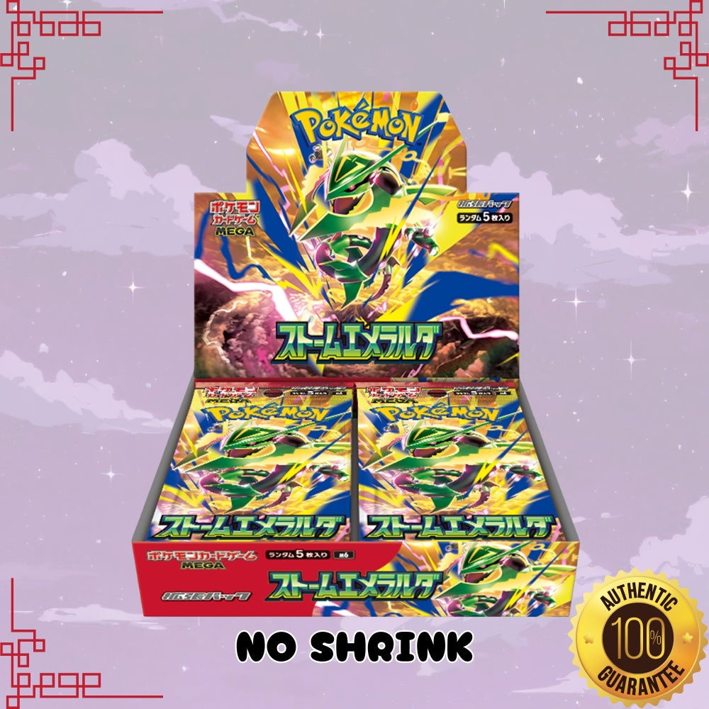 Pokemon Storm Emeralda Japanese Booster Box (No Shrink)