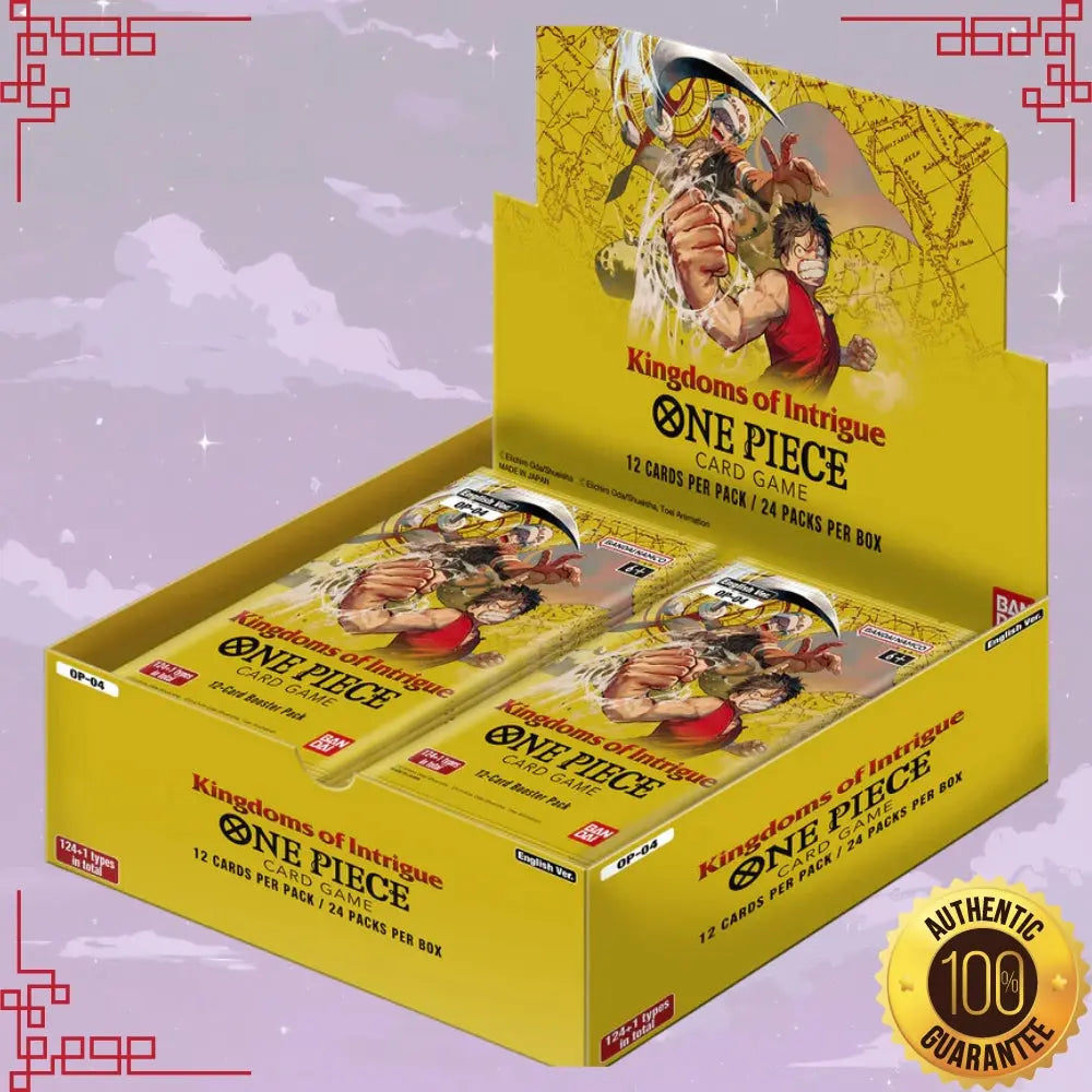 op04 booster box english One Piece OP-04 - Kingdoms of Intrigue - English Booster Box